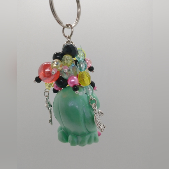 Lagoona Blue Monster High Purse Charm Keychain Handmade Power Mini Figure OOAK - Picture 2 of 10